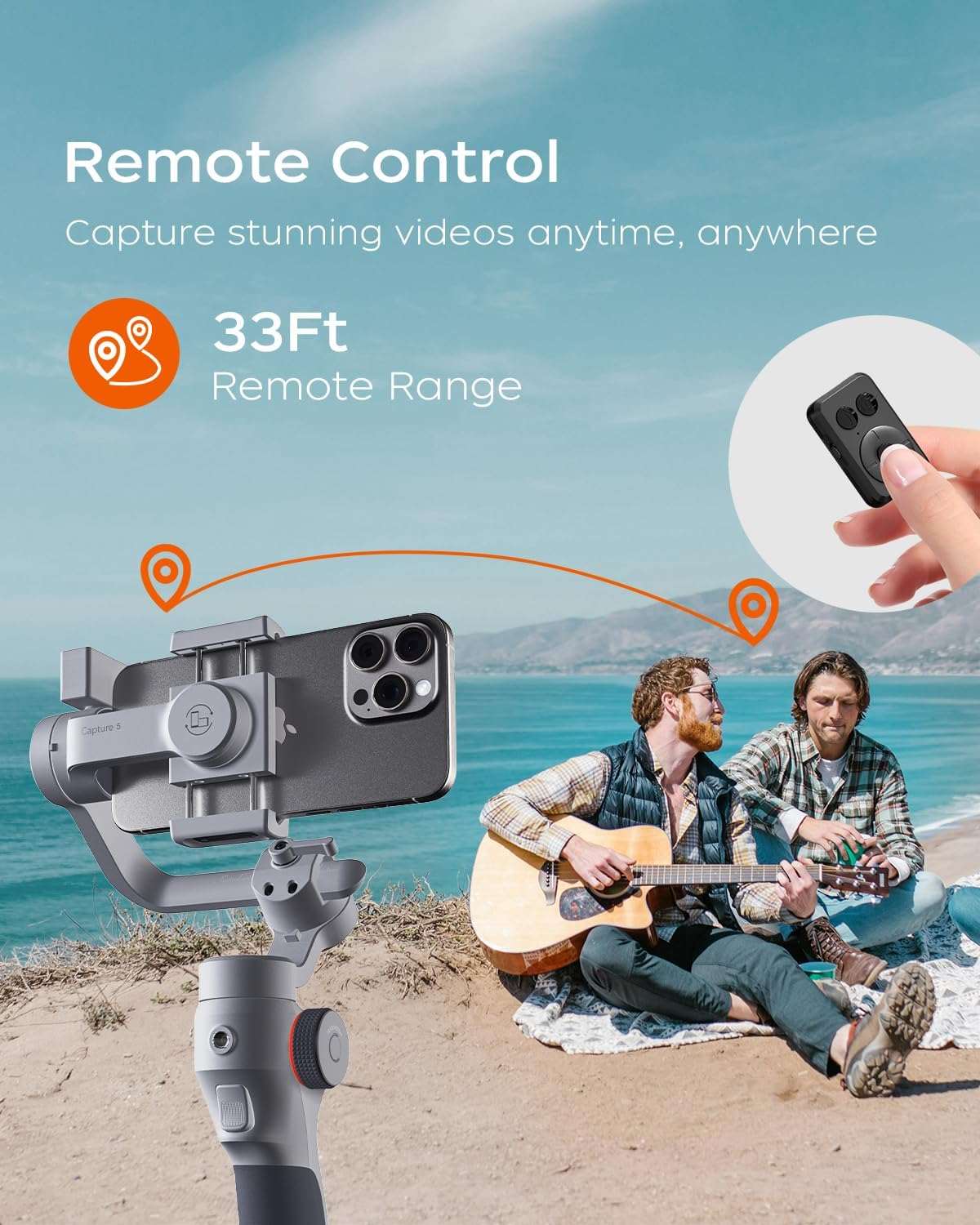 AI Tracking Gimbal Stabilizer for Smartphone Smartphone Gimbals - Tophatter Daily Deals