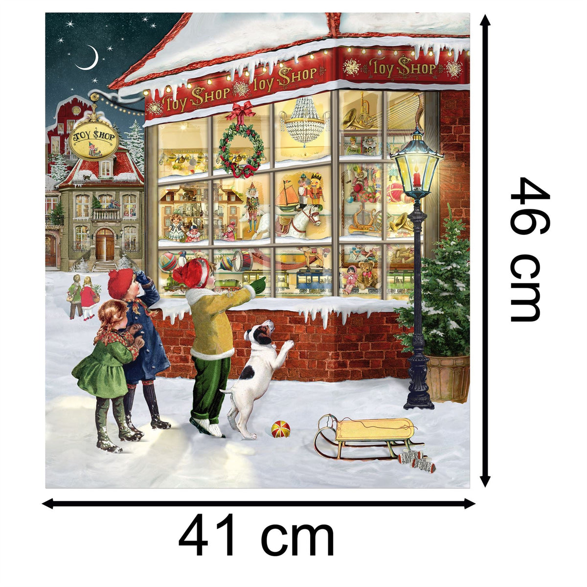 Christmas Advent Calendar The Toy Shop at Christmas Traditional Advent Calendar Advent Calendar - Tophatter Daily Deals