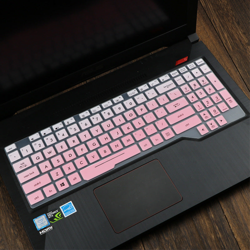 ASUS Flight Laptop Keyboard Protective Film Cover Gradient pink 0 - Tophatter Daily Deals