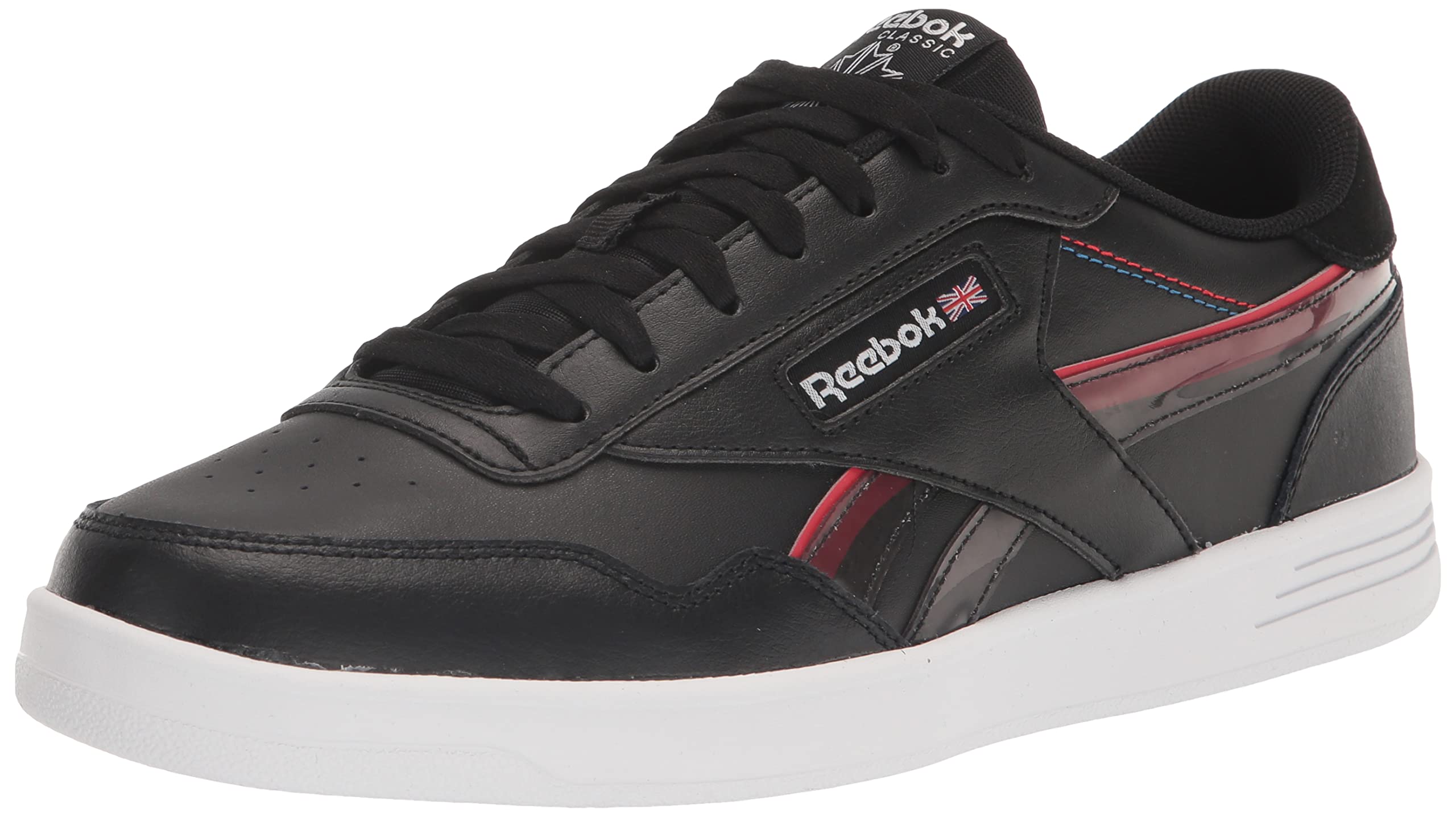 Reebok Men's Club Memt Shoes - Cblack/Ftwwht/Vecred Cblack Ftwwht Vecred 8 Footwear - Tophatter Daily Deals