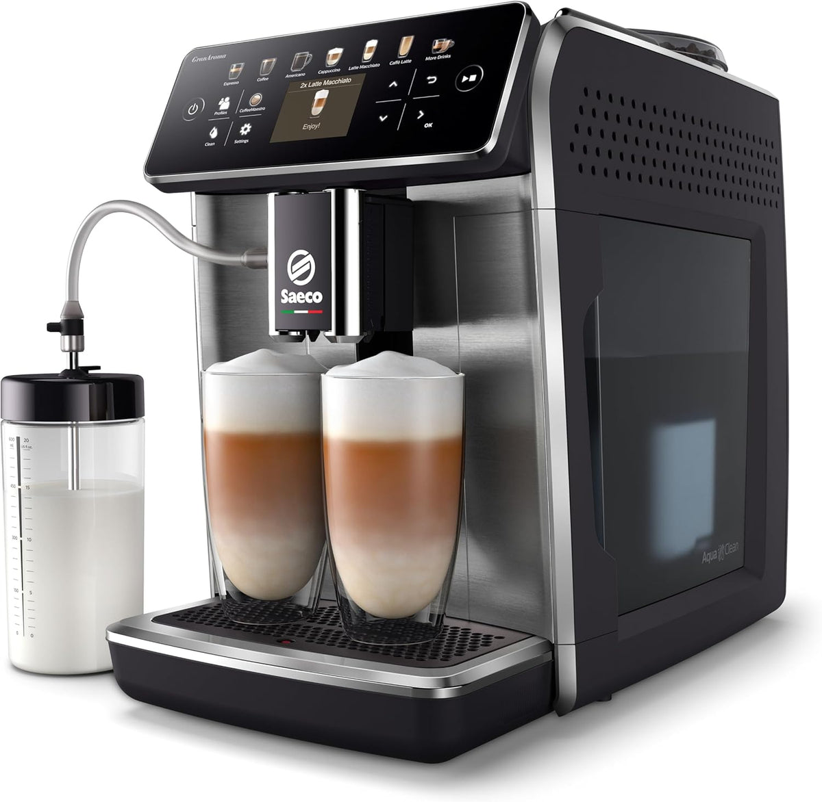 SAECO GRANAROMA SM6580 ESPRESSO MACHINE-WHITE - Tophatter's Army Deals EXPENSES - Tophatter Daily Deals