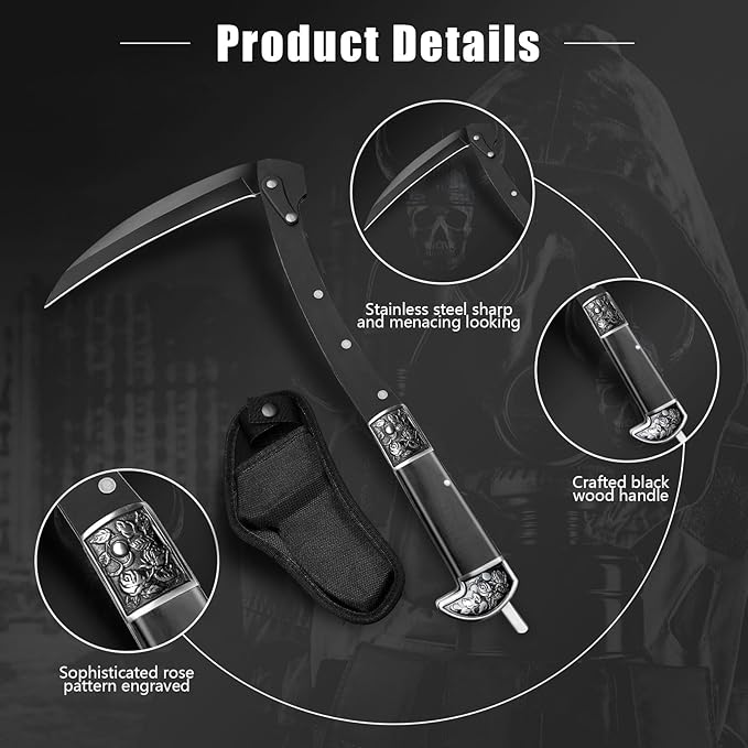 Columbia Folding Sickle Reaping hook-GS29 Pocket Knives - Tophatter Daily Deals