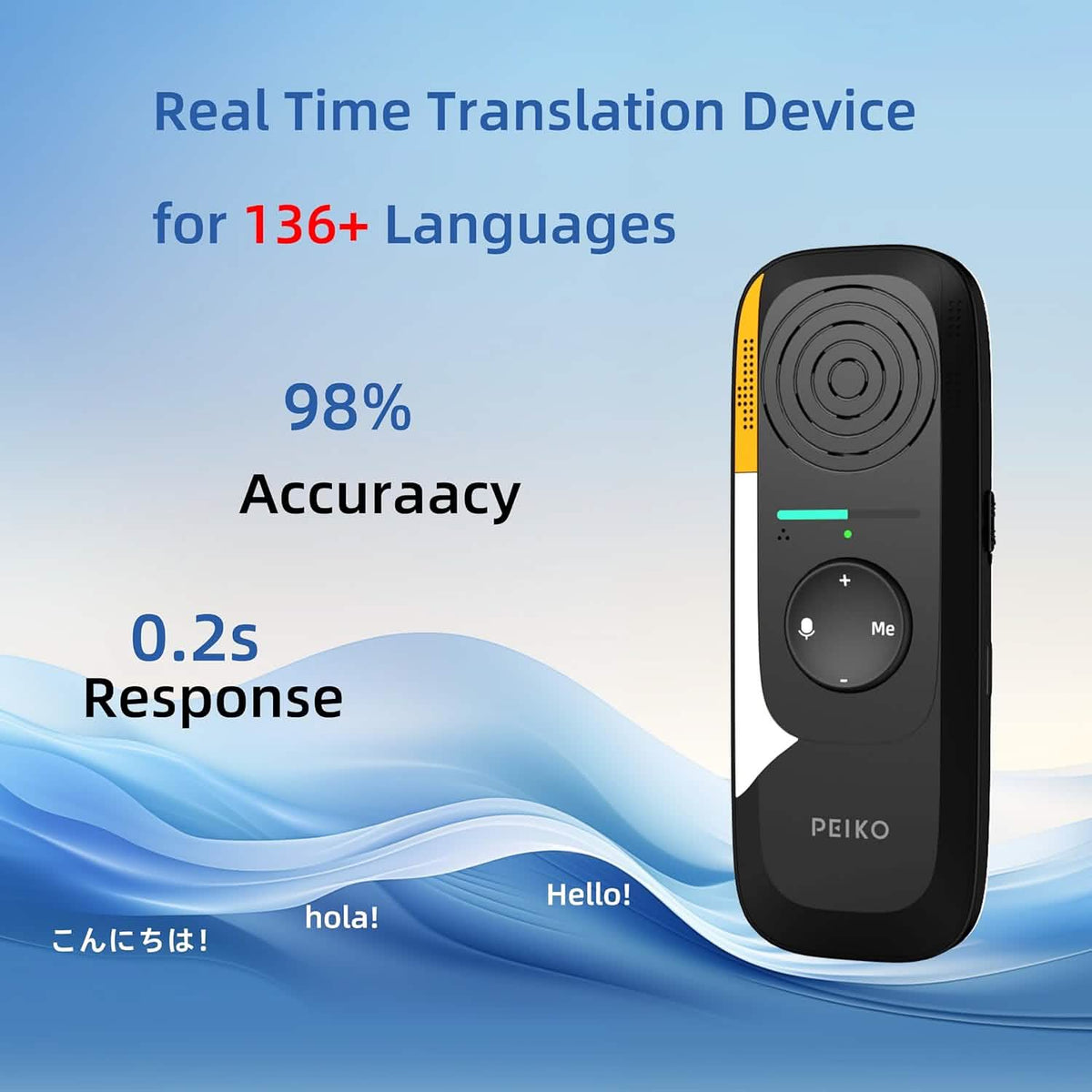 Portable Language Translator Device – 136 Languages Audio Accessories - Tophatter Daily Deals