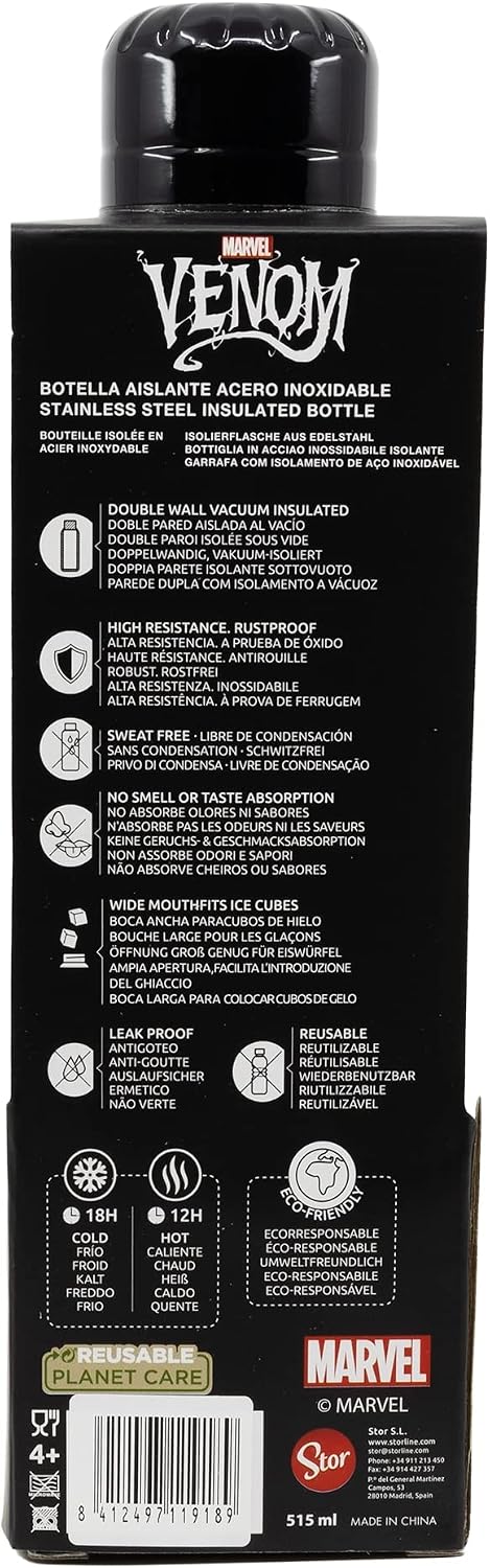 Venom – Face Water Bottle Water Bottle - Tophatter Daily Deals