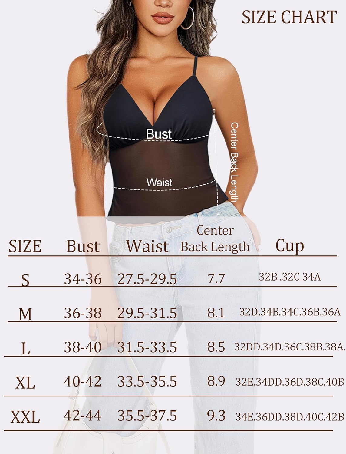 Crop Top Mesh Y2K Tank Tops Lingerie Sets-Bras - Tophatter Daily Deals