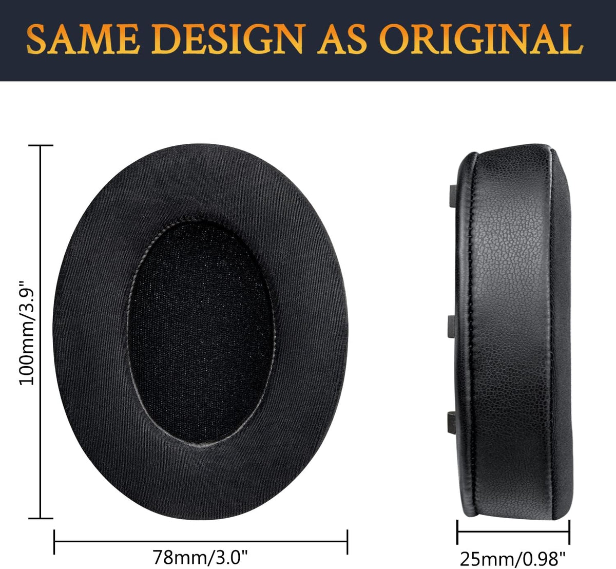 CS Upgraded Replacement Ear Pad Cushions for Sony WH-1000XM3 Headphones | Cooling Gel Audio Accessories - Tophatter Daily Deals