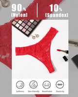 Lace Low Waist Brazilian Panties Lingeries-panties - Tophatter Daily Deals