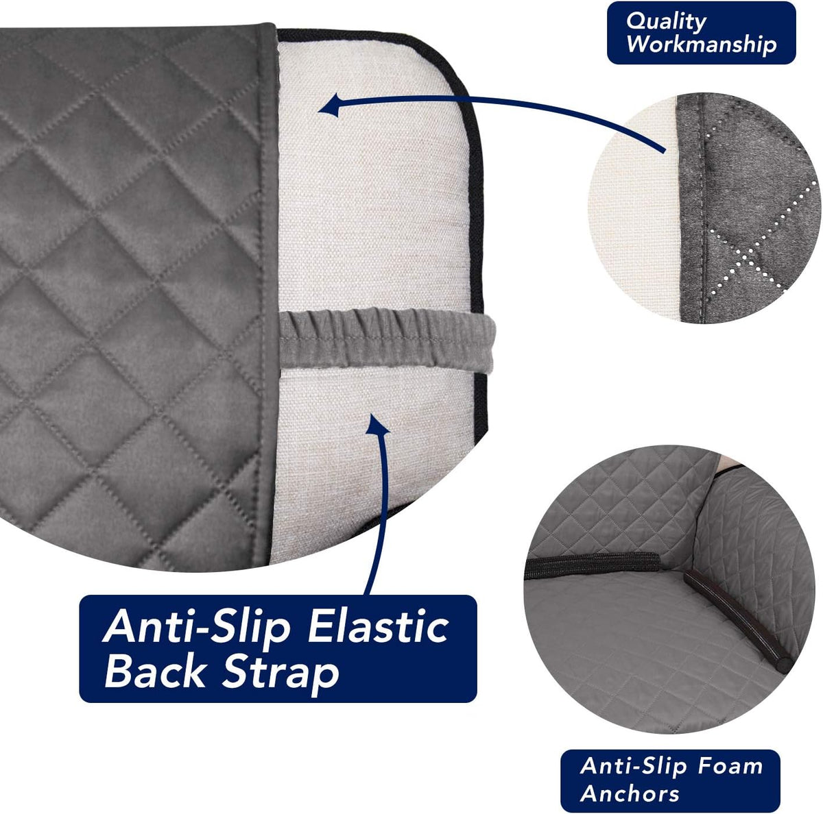 Water Resistant Reversible Couch Cover - Comes in 3 Sizes & 4 Colors! Furniture & Decor - Tophatter Daily Deals