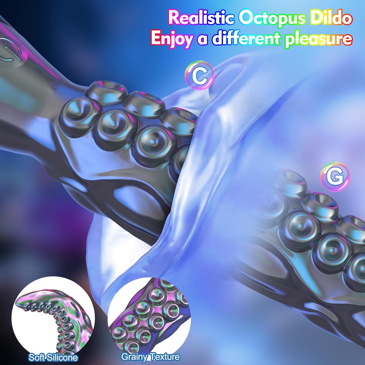 Acmejoy - Octopus Tentacle Clitoral Lifelike Monster Vibrating Dildos Dildos - Tophatter Daily Deals