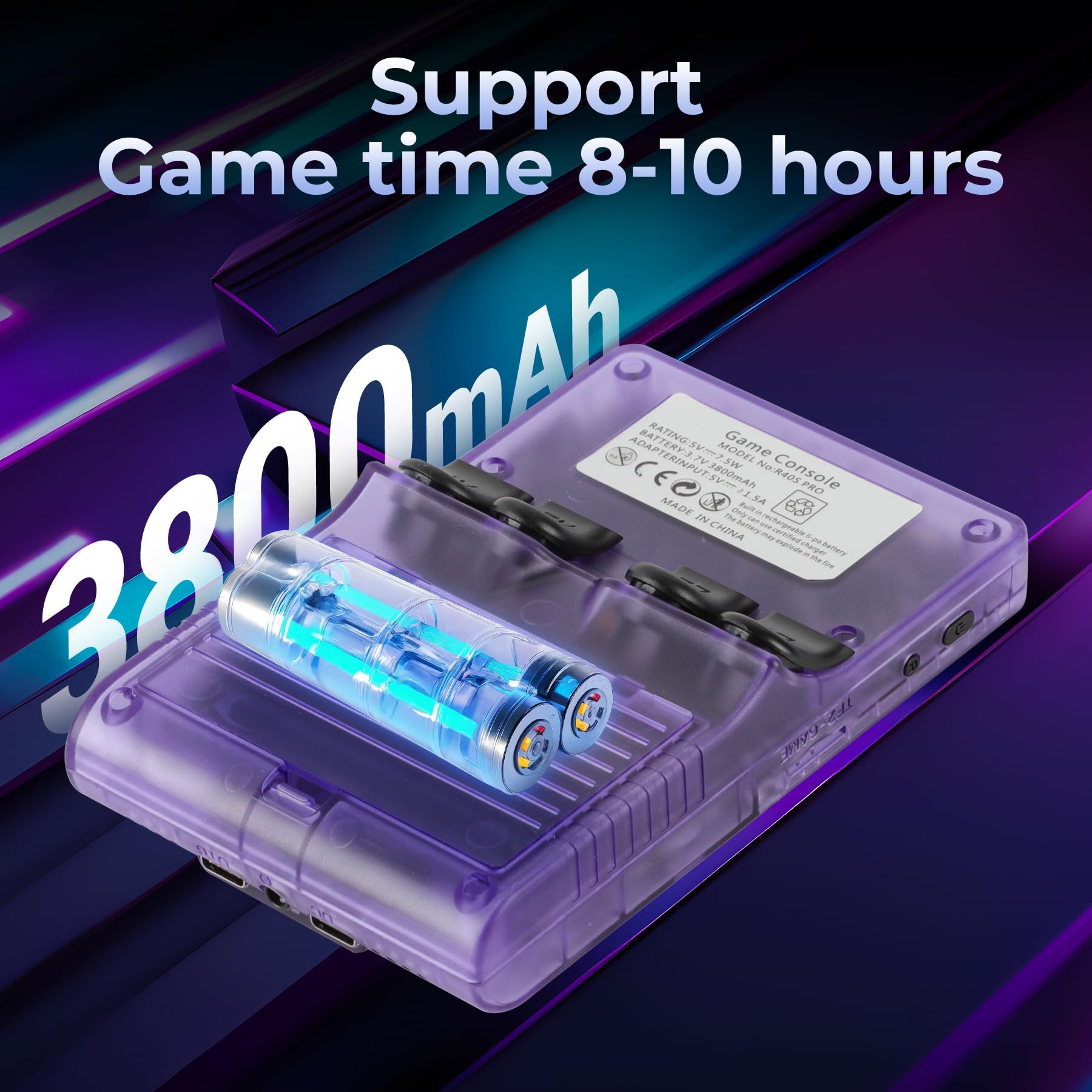 【30000 in 1】 R40S Pro Retro Handheld Game Console, Video Game Console, 3.5 inch IPS Screen, More Than 20 Emulator, 256G TF Card Video Game Consoles - Tophatter Daily Deals