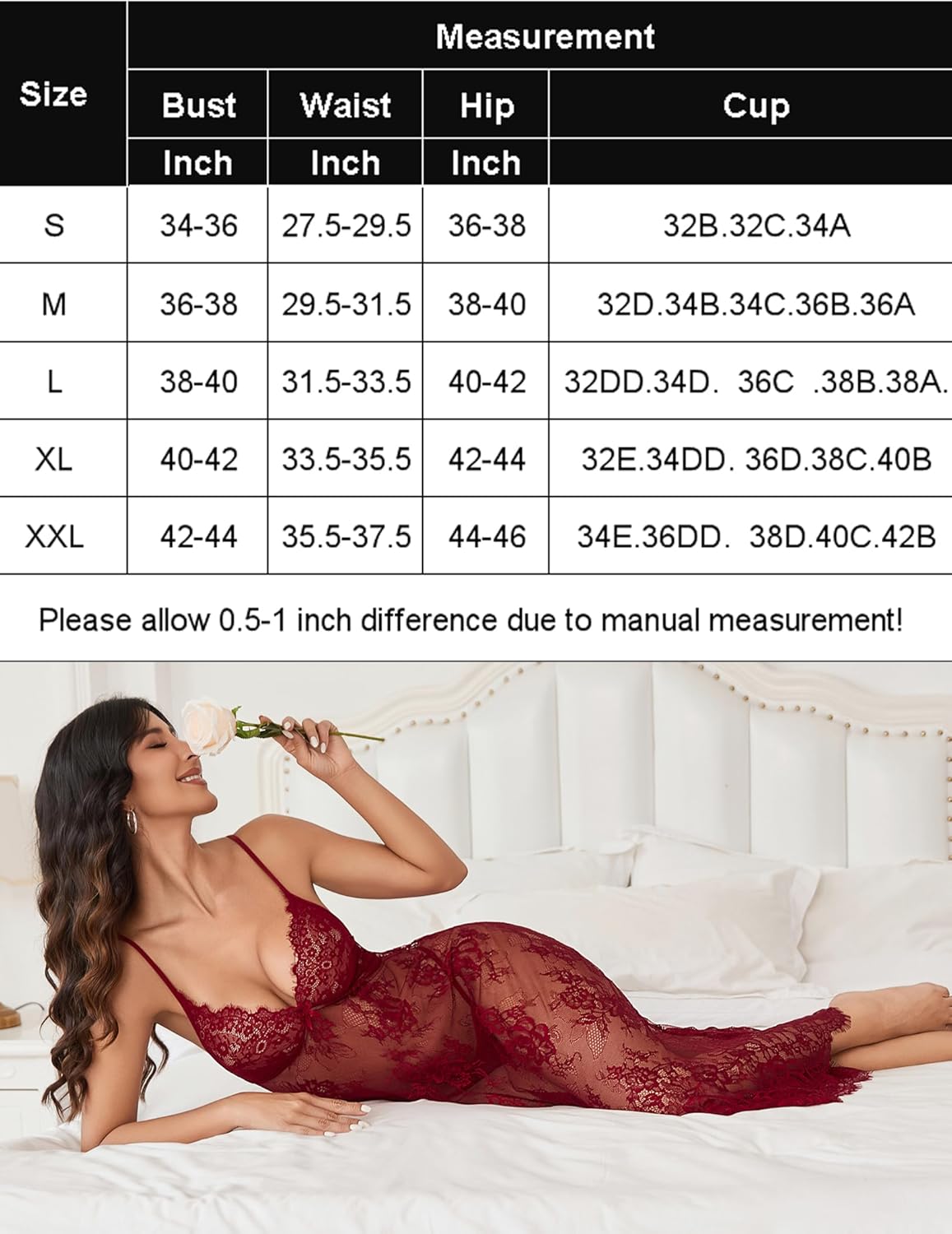 Floral Lace Halter Lingerie Dress Sleepwears-nightgowns - Tophatter Daily Deals