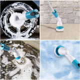 Electric Spin Scrubber Cordless Scrubber Brush with Long Handle Household Appliances - Tophatter Daily Deals