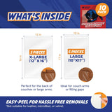 Panther Armor Cat Scratch Furniture Protector – Double Sided Anti Cats Scratching Sticky Tape – 10 Sheets Pet Supplies - Tophatter Daily Deals
