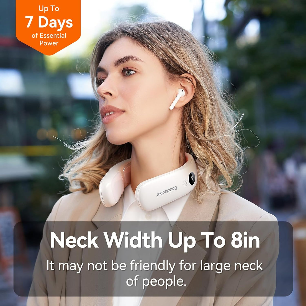 10000mah Rechargeable Neck Warmer,for Necks Up to 8 inches Wide Health & Wellness - Tophatter Daily Deals