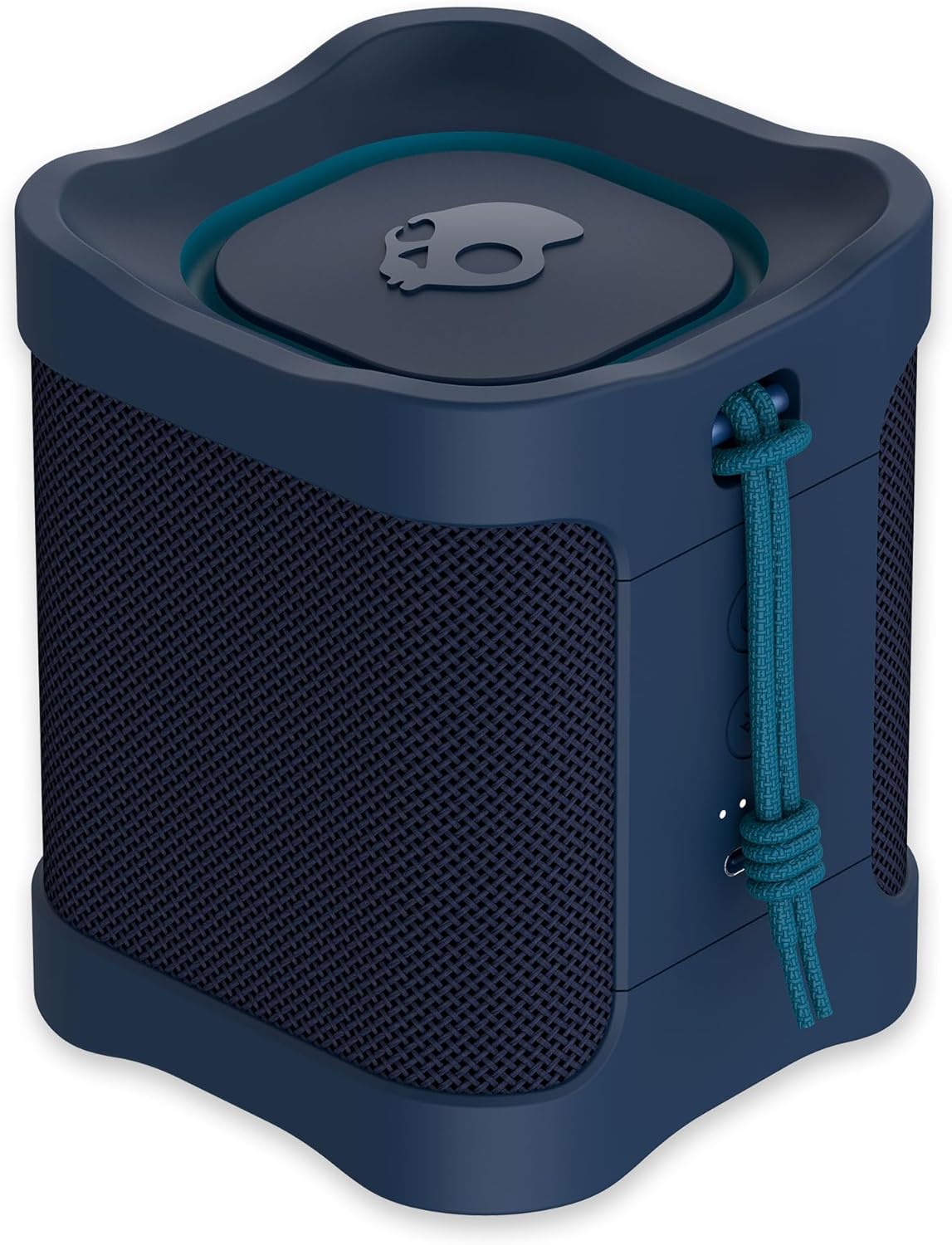 Skullcandy Terrain Mini - Waterproof Bluetooth Speaker, 14-Hour Battery, & True Wireless Stereo Blue Bluetooth Speakers - Tophatter Daily Deals