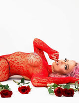 Fishnet Bodysuit Mesh Rave Lingerie Lingeries-Bodysuits - Tophatter Daily Deals