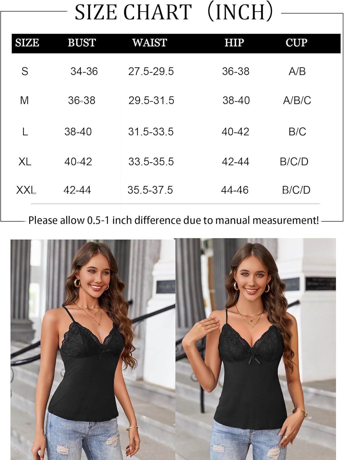 Tank Tops Cami Y2k Bralette (DE Only) Lingerie Sets-Bras - Tophatter Daily Deals