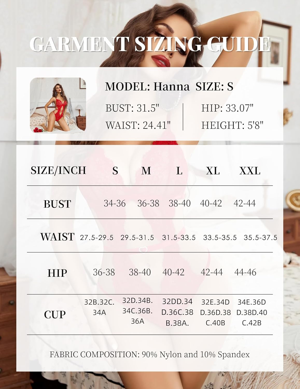 Lace Bodysuit V Neck Mini Bodysuit Lingeries-Bodysuits - Tophatter Daily Deals