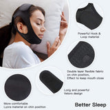 Anti Snoring Chin Strap Breathable Sleep Apnea Aid 2025 - Tophatter Daily Deals