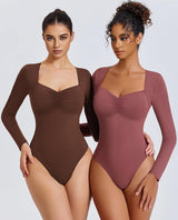 Sweetheart Neckline Bodysuit Tops Shaperwear-bodysuit - Tophatter Daily Deals