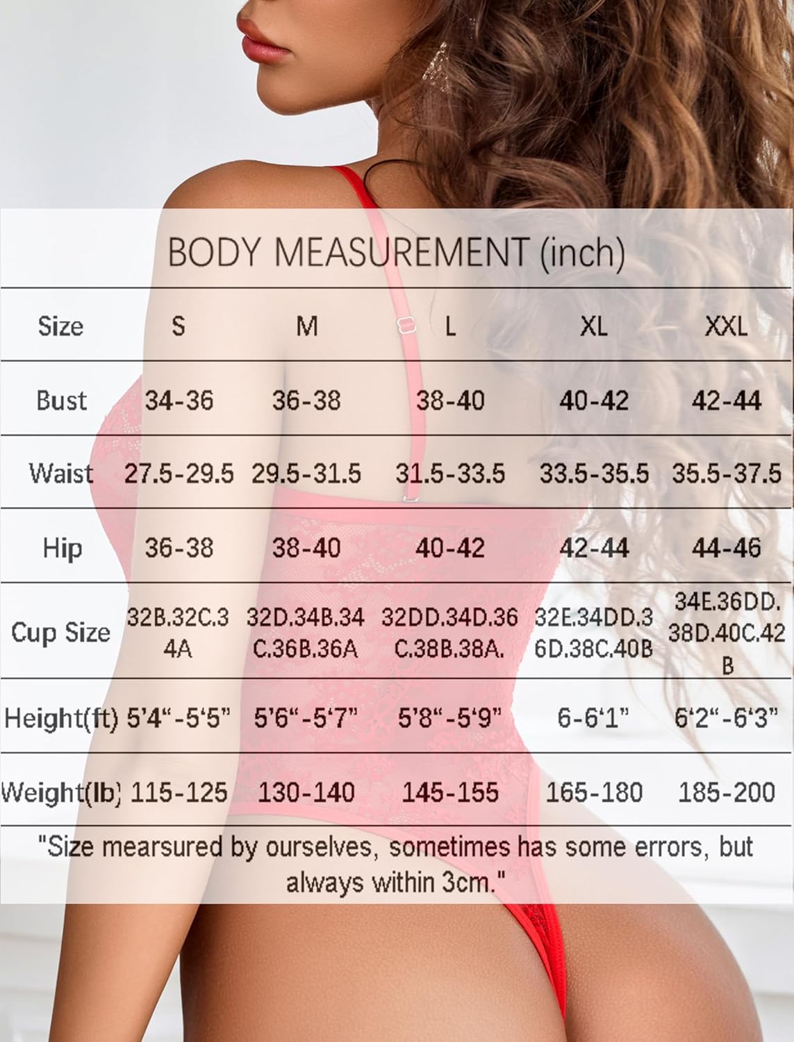 Deep V Teddy Hollow Out Bodysuit Lingeries-Bodysuits - Tophatter Daily Deals