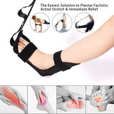 Yoga Stretching Strap with Loops - Ligament Stretch Band Ankle Ligament Stretcher belt Yoga & Pilates - Tophatter Daily Deals