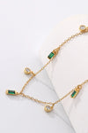 18K Gold Plated Multi-Charm Chain Necklace Necklaces - Tophatter Daily Deals