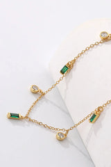 18K Gold Plated Multi-Charm Chain Necklace Necklaces - Tophatter Daily Deals
