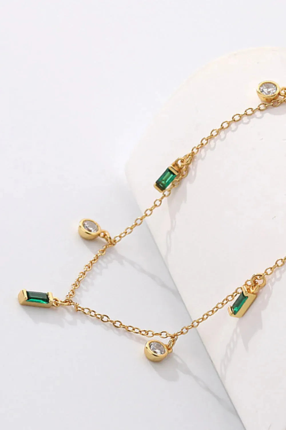 18K Gold Plated Multi-Charm Chain Necklace Necklaces - Tophatter Daily Deals