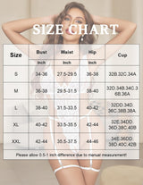 Lace Bodysuit Soft Deep V Nightwear Lingeries-Bodysuits - Tophatter Daily Deals