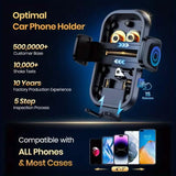 TOPK D38C Car Phone Holder – Adjustable Dashboard Mount Phone Mounts & Holders - Tophatter Daily Deals