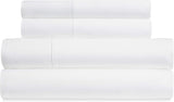 Bibb Home 1000TC Cotton Rich 4-Piece Sheet Set White Bedding - Tophatter Daily Deals
