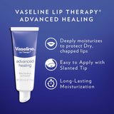 Vaseline Lip Therapy Advanced Healing Lip Balm Tube 3-Pack – White Petroleum Lip Protectant, 0.35 Oz Ea Beauty & Personal Care - Tophatter Daily Deals
