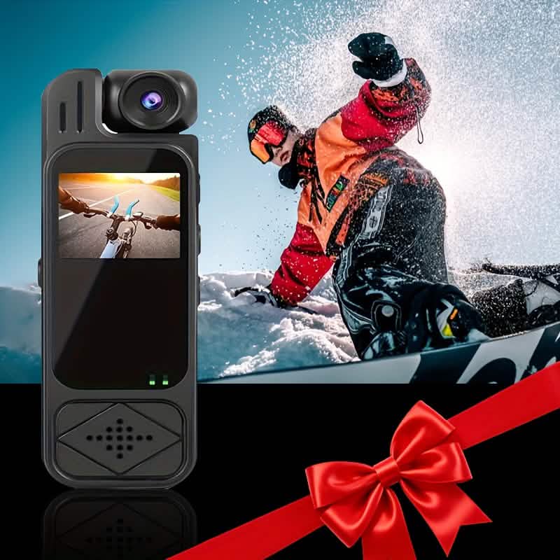 Premium Portable Body Camera Recorder – HD, SD Card Compatible Cameras & Drones - Tophatter Daily Deals