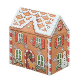 Dana Kubrik Large Gingerbread House Tin | Festive Christmas Storage Tin Tin - Tophatter Daily Deals