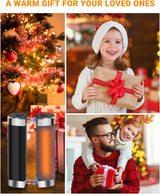 2 Packs Split-Magnetic Electric Reusable Handwarmer, 10000mAh & 360° Heating MAX 15 Hrs Warmth & 3 Levels Temp Portable USB Power Bank Health & Wellness - Tophatter Daily Deals