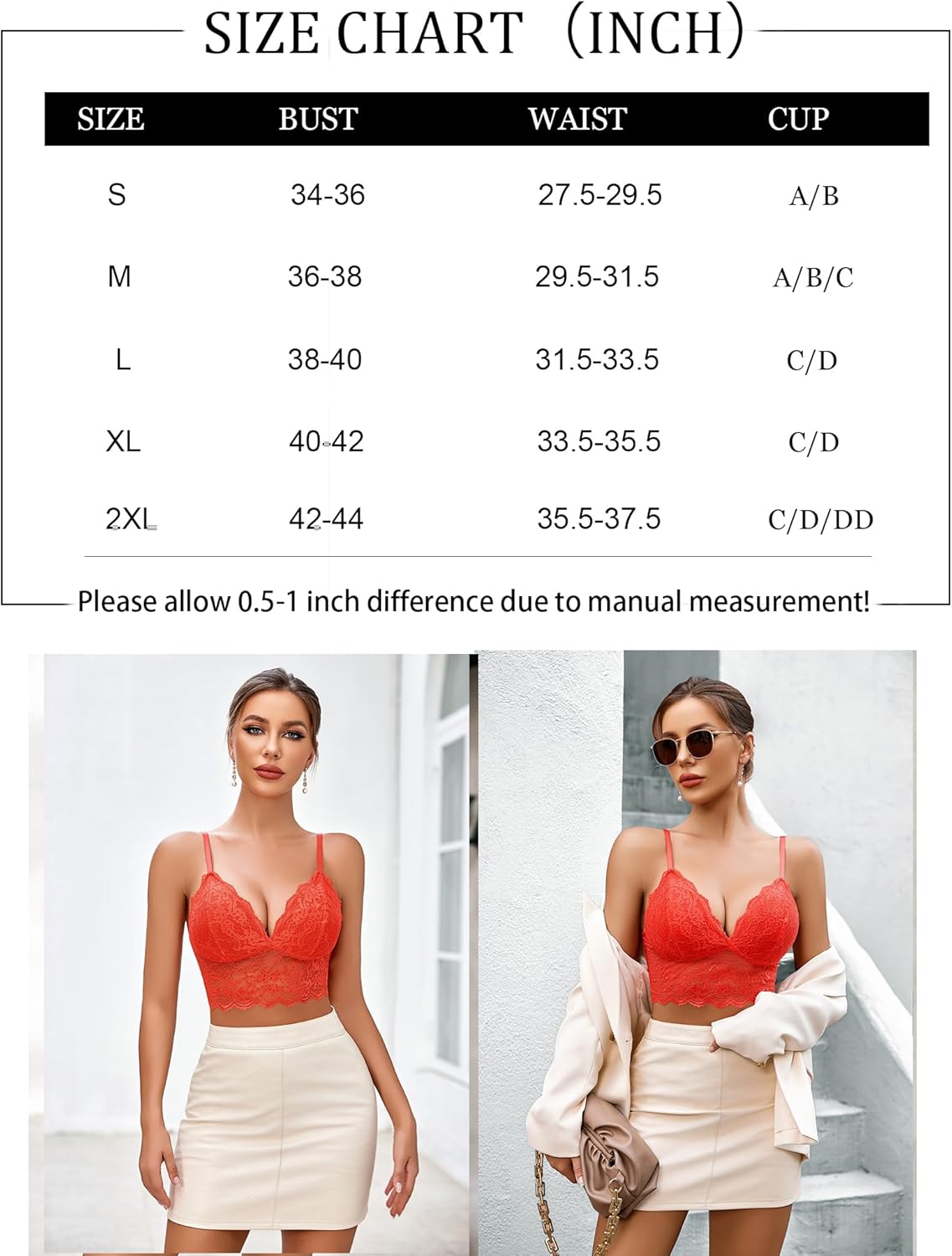 Lace Bustier Tops Cami Crop Top Lingerie Sets-Bras - Tophatter Daily Deals
