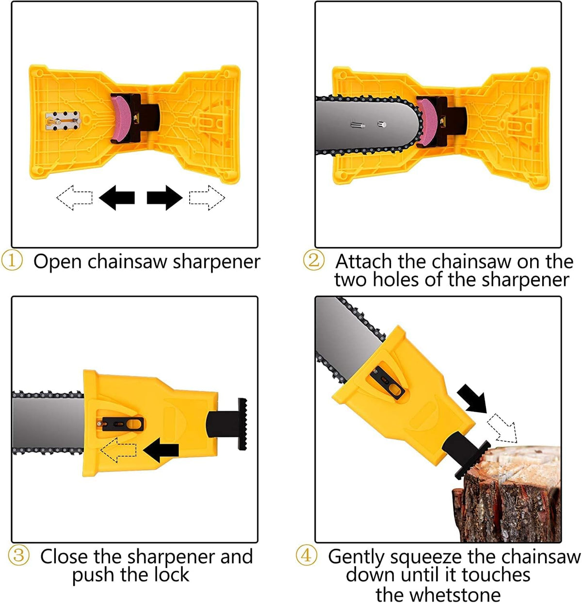 Chainsaw Sharpener Portable Teeth Tool Fall 2025 Quick - Tophatter Daily Deals