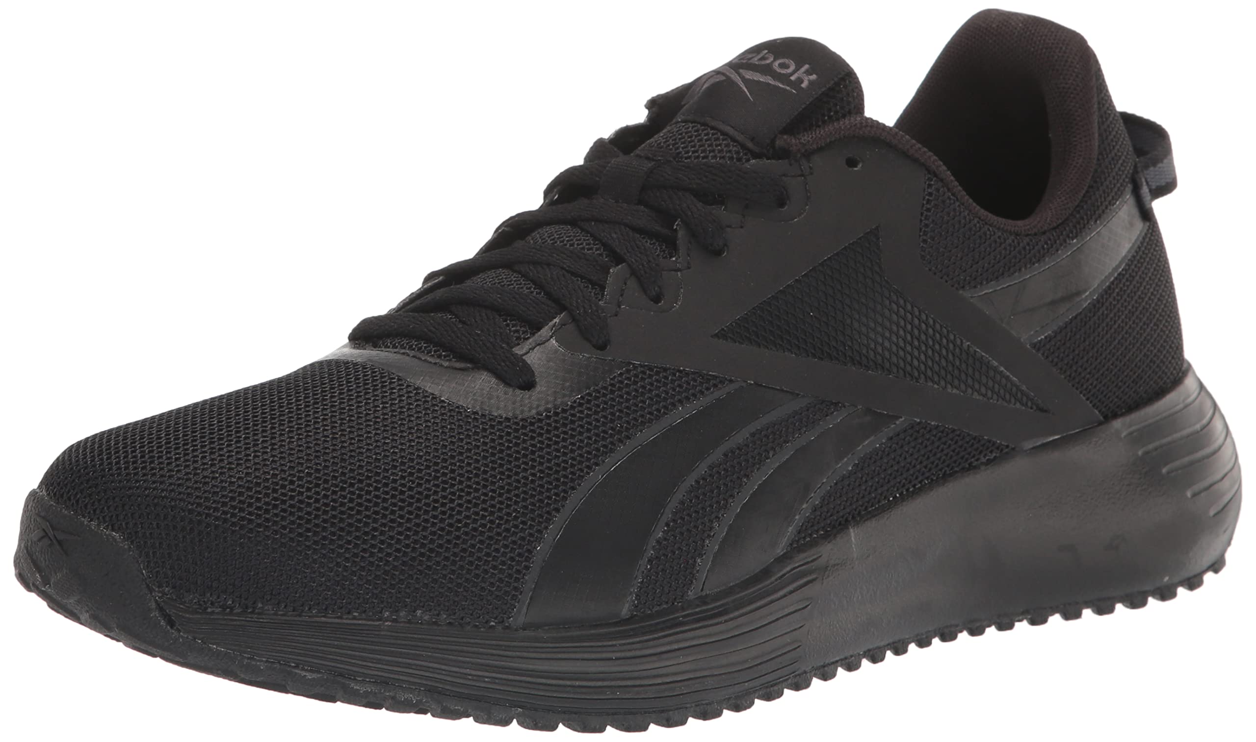 Reebok Men's Lite Plus 3 Shoes - Cblack/Purgry/Aciyel Cblack Purgry Aciyel 13 Footwear - Tophatter Daily Deals