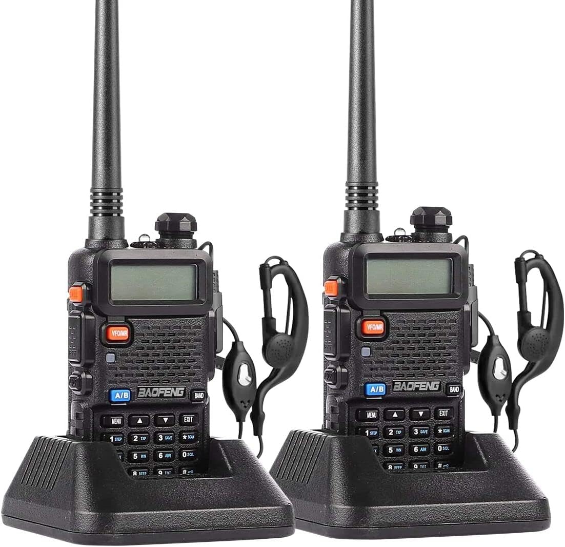BAOFENG UV-5R TWO-WAY RADIO-VHF/UHF 2 PACK - Tophatter's Army Deals GADGETS - Tophatter Daily Deals