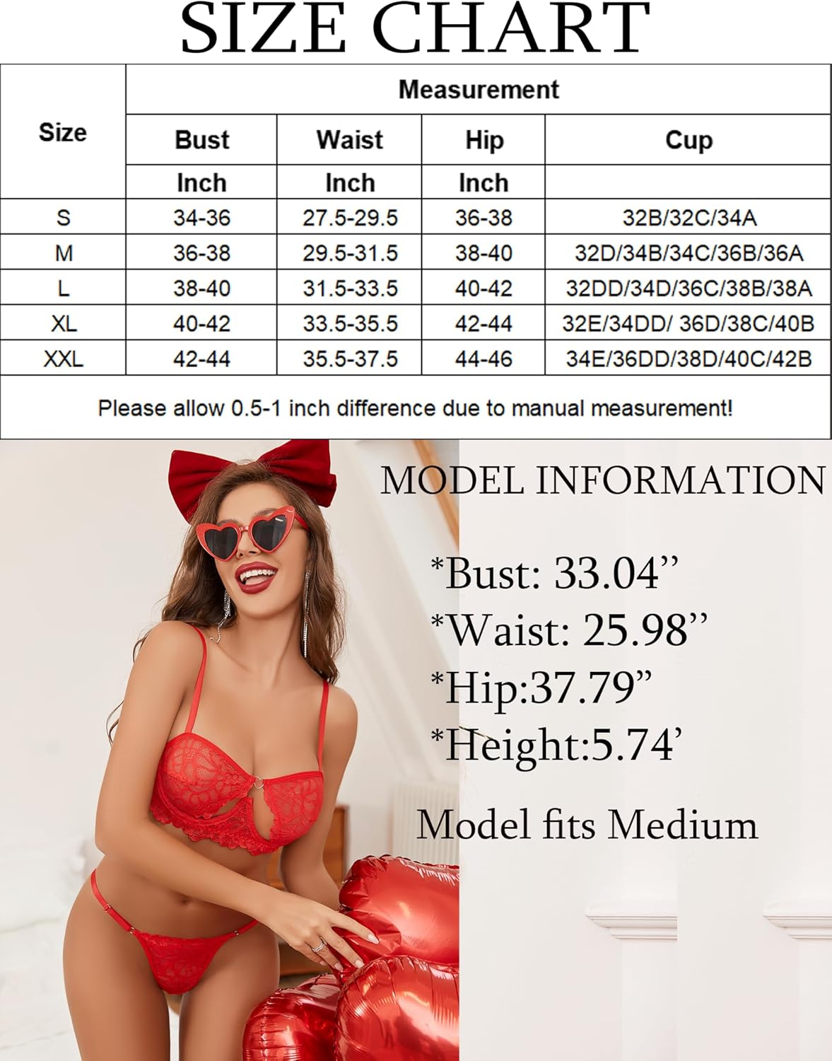 Push Up Half Cup Bra Sets Lingerie Sets-Bra Sets - Tophatter Daily Deals