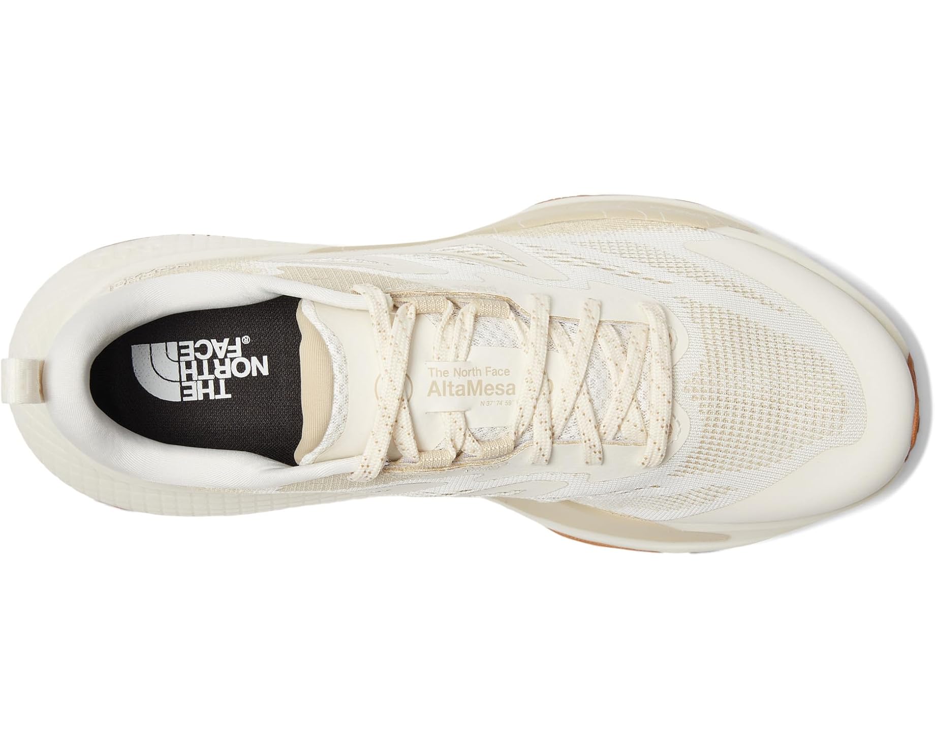The North Face Men’s Altamesa 500 Trail Run Shoes - White Dune Stone Footwear - Tophatter Daily Deals