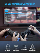 Newest 20000+ Games Retro Game Console Video Gaming: HDMI 4K Mini NES Classic Edition Game Stick Emulator with 2.4G Wireless Controllers, Plug and Play Video Games for TV Video Game Consoles - Tophatter Daily Deals