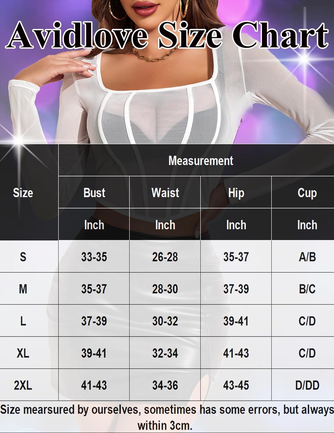 Mesh Top Y2K Sheer Blouse Lingeries-Crop tops - Tophatter Daily Deals
