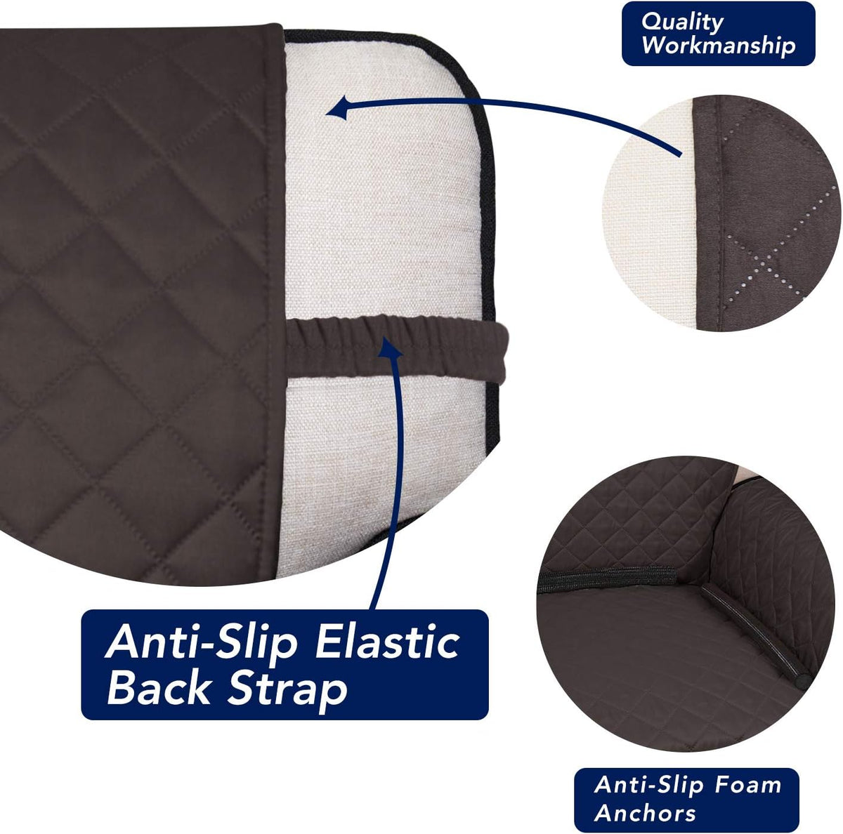 Water Resistant Reversible Couch Cover - Comes in 3 Sizes & 4 Colors! Furniture & Decor - Tophatter Daily Deals