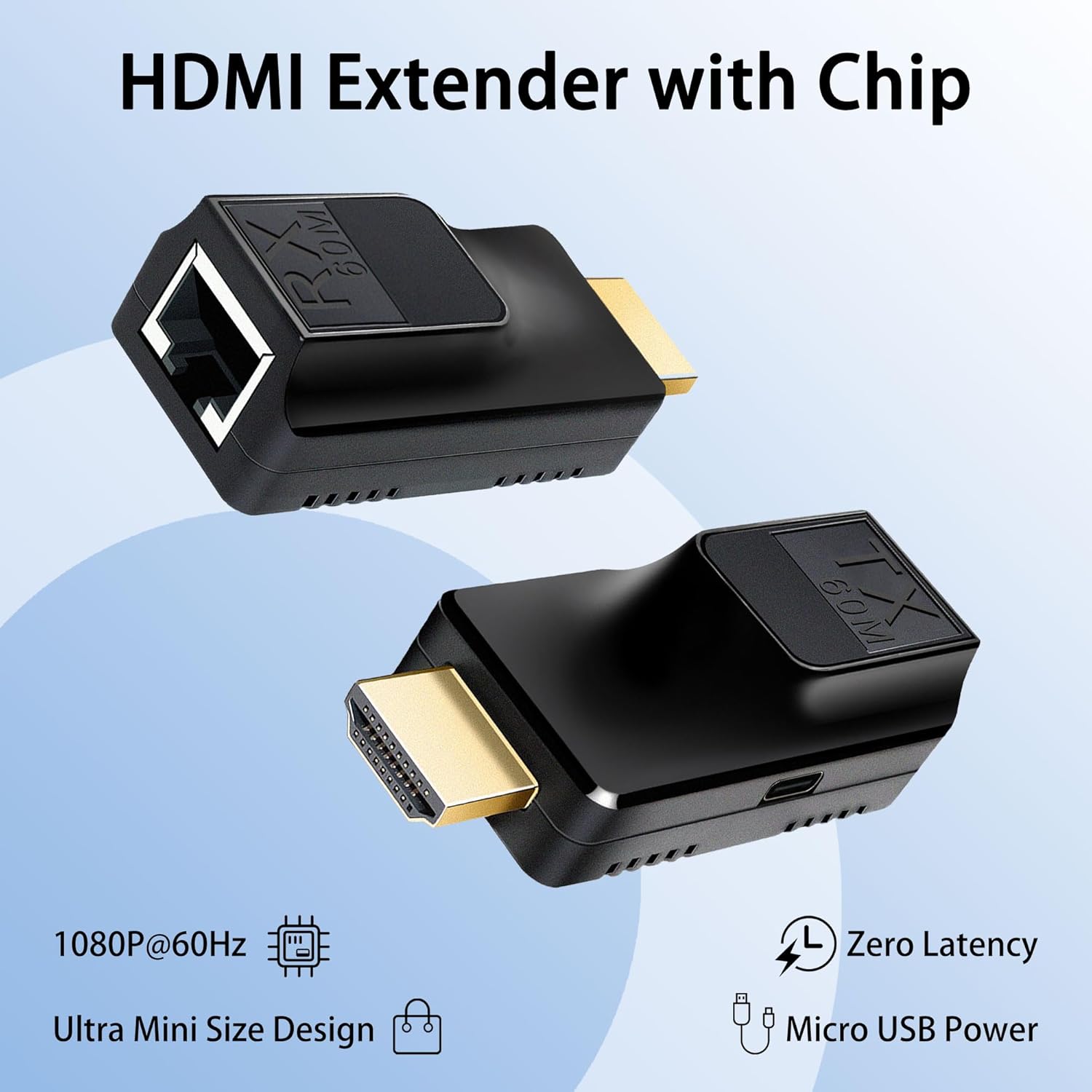 HDMI Q-HD6 EXTENDER-60M OVER CAT6 - Tophatter's Army Deals CCTV - Tophatter Daily Deals