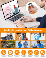 2 Packs Split-Magnetic Electric Reusable Handwarmer, 10000mAh & 360° Heating MAX 15 Hrs Warmth & 3 Levels Temp Portable USB Power Bank Health & Wellness - Tophatter Daily Deals