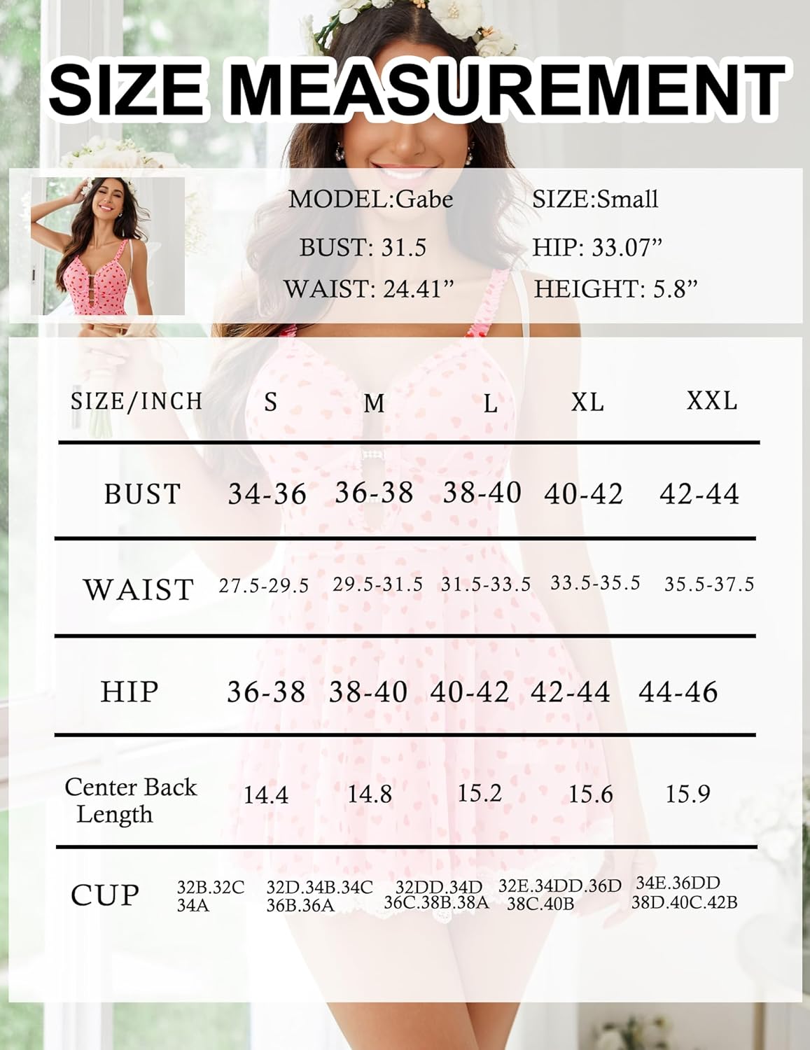 Lace Babydoll Deep V Neck Boudior Outfit Lingerie-Babydolls - Tophatter Daily Deals