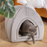 Kasentex Cat Bed, Lovely Tent with Removable Washable Pillow Cushion Pet Beds - Tophatter Daily Deals