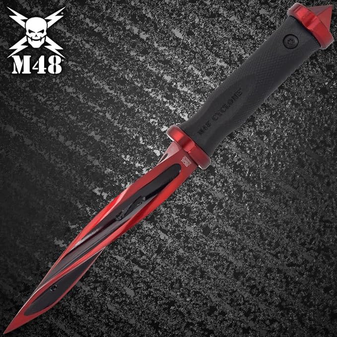 United Cutlery M48 Blue Cyclone Twisted Fixed Blade-GS95 - Tophatter Daily Deals